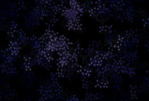 Dark Purple vector texture with artificial intelligence concept. Stock Illustration