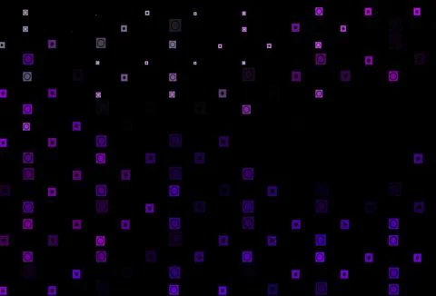 Dark Purple vector texture in rectangular, circular style. Illustrazione stock