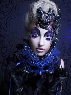 Dark queen. Stock Photos