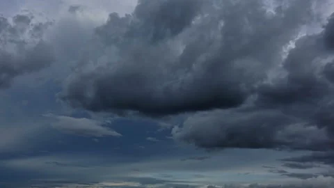 Dark rain cloud. Stock Footage 253158184