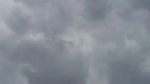 Dark rain clouds move across the screen from left to right Stock Footage 133638404