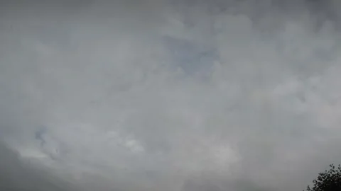 Dark Rain Clouds Moving Across the Sky Before Storm Stock Footage 339875450