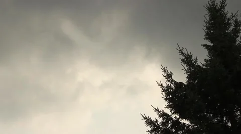 Dark rain clouds rolling in Video stock 53200342