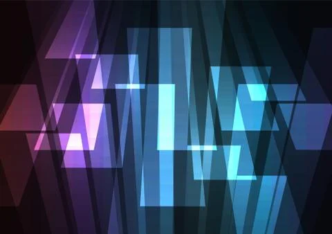 Dark rainbow multicolor big bar reverse abstract background Stock Illustration