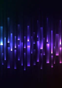 Dark rainbow overlap pixel speed abstract background Stock Illustration