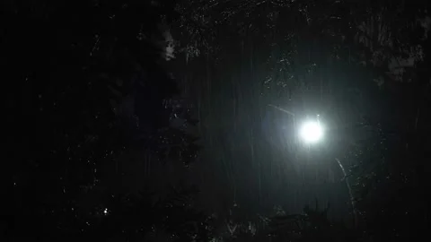 Dark rainy night Stock Footage 160233200