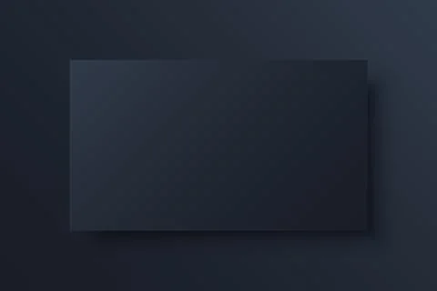 Dark rectangle frame with gradient, 3d abstract background of rectangular Stock Illustration