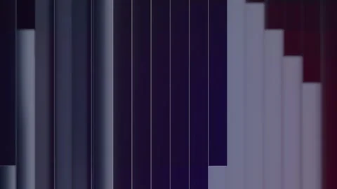 Dark rectangular shapes form an isometric grid. 3d rendering 4K Stock Footage 309611082