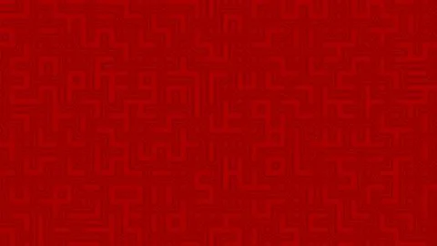 Dark Red Abstract Background with Embossed Labyrinth Wall Texture 스톡 일러스트
