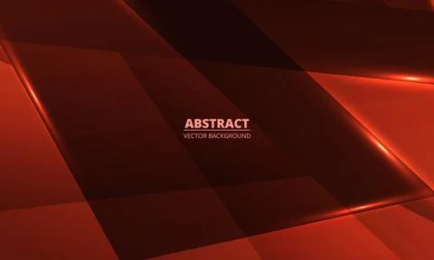 Dark red abstract background with geometric dynamic glowing diagonal lines. Stock Illustration