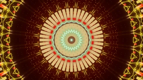 Dark red abstract background, motion lines and particles, loop Stock Footage 91942070