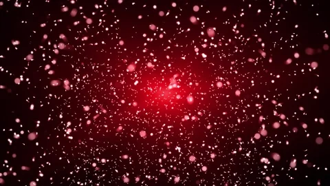 Dark red abstract background with particles and points of light creating Stock Footage 297404589