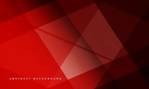 Dark red abstract background. Red modern abstract banner with geometric shapes. Stock Illustration