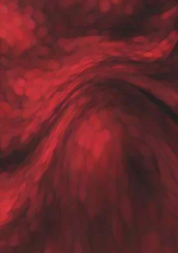 Dark red abstract bokeh background with a blurred, wavy mosaic pattern and .. Foto stock