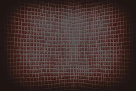 Dark  red abstract checkered string wave background or texture Stock Illustration