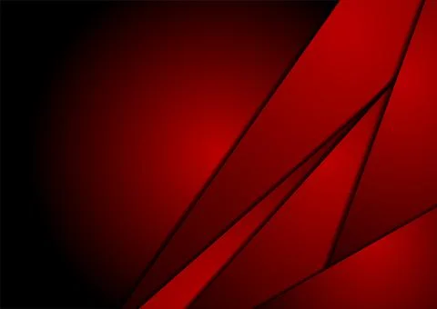 Dark red abstract corporate geometric background Stock Illustration