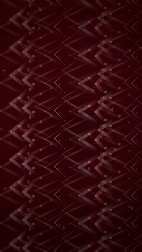 Dark Red Abstract Geometric Chevron Pattern Background with Subtle Dots Stock Footage 347698879
