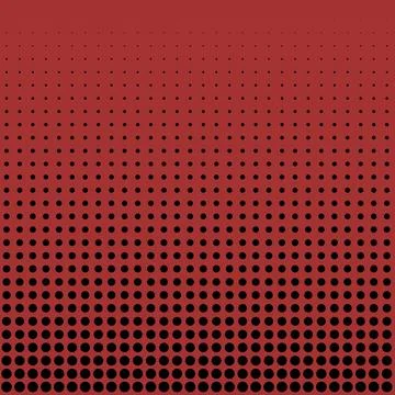 Dark red abstract halftone dot gradient pattern background for graphic design Stock Illustration