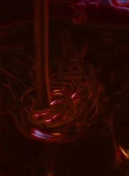 Dark red abstract with light sinuous lines. Beautiful and gloomy texture. Stock Illustration