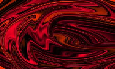 Dark red abstract swirl background with intense fluid motion Stockillustratie