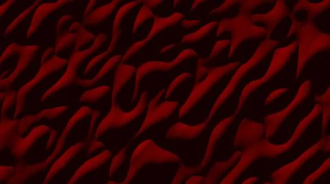 Dark red abstraction with convex diagonal shapes and shadows.  Stock Illustration
