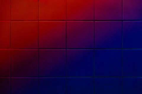 Dark Red And Blue Tile Wall Background Stock Illustration