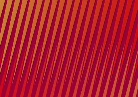 Dark red and orange gradient background with diagonal rays, plastic effect Stock Illustration