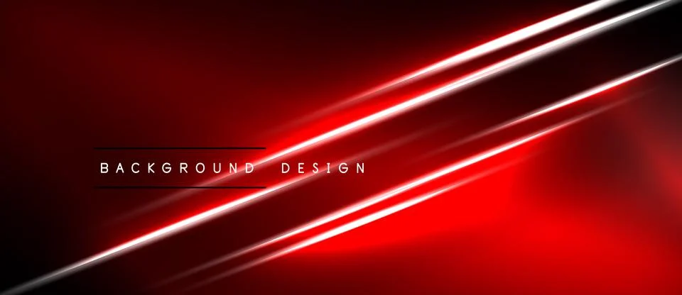 Dark red background features bright diagonal lines. Minimalist design with te Illustrazione stock