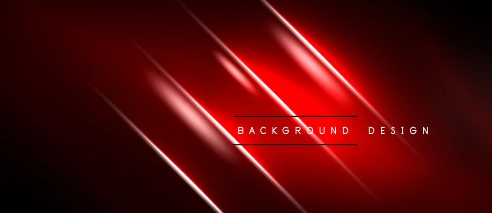 Dark red background features bright diagonal lines. Text reads background d.. Stock Illustration
