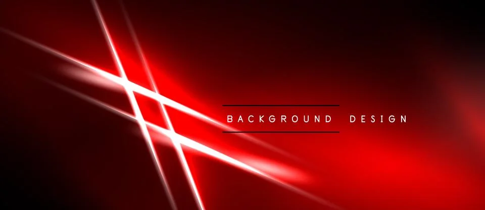 Dark red background features bright diagonal lines. Minimalist design with te Stock Illustration