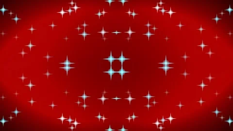 A dark red background with glowing, shimmering star shapes Stock Footage 330075988