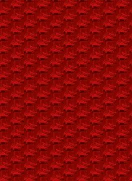 Dark red background with unusual, chaotically arranged elements in a seamless 스톡 일러스트
