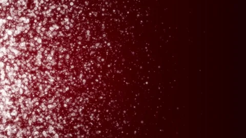 On a dark red background, white spheres fly from left to right. Animation of Stock Footage 259265997