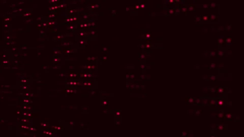 Dark Red Black Digital Dotted Light Abstract Background for Modern Design Stock Footage 310923610
