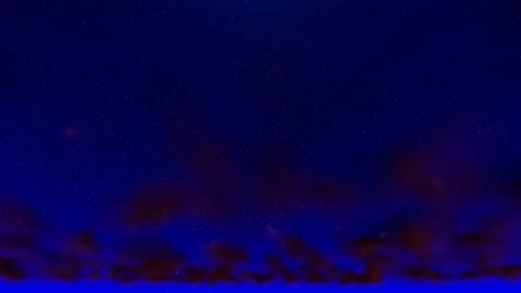 Dark red blue calm dramatic night dreamy star sky fantasy clouds seamless loop Vidéo 80801195