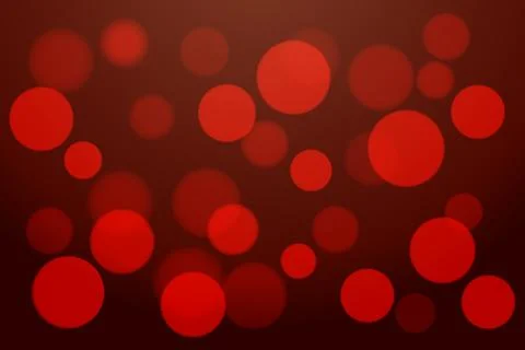 Dark red bokeh lights background, vector illustration. Stock Illustration