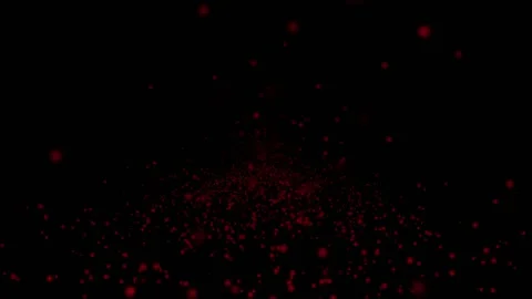 Dark Red Bounce Particles on a Floor Stock Footage 147032589