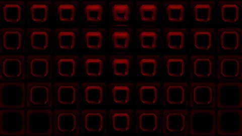 Dark Red Box Pattern VJ Loops Stock Footage 74355753