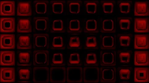 Dark Red Box Pattern VJ Loops Stock Footage 74355755