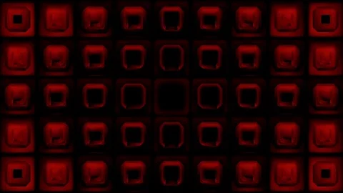 Dark Red Box Pattern VJ Loops Stock Footage 74355763