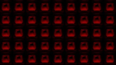 Dark Red Box Pattern VJ Loops Stock Footage 74355766