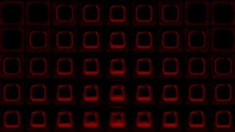 Dark Red Box Pattern VJ Loops Stock Footage 74356249