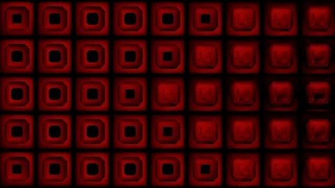Dark Red Box Pattern VJ Loops Stock Footage 74356258