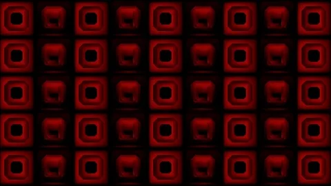 Dark Red Box Pattern VJ Loops Stock Footage 74356267