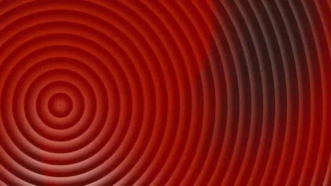 Dark Red Circle Pattern Seamless Background Loop. Stock Footage 286420439