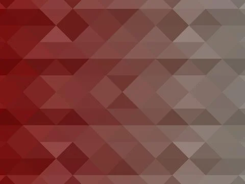 Dark red color abstract background, triangle pixel mosaic. Abstract gradient Stock Illustration