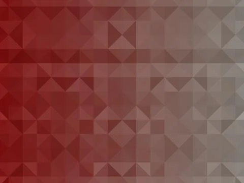 Dark red color. Halftone triangles, stylized geometric pattern and background Stock Illustration