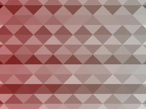 Dark red color. Halftone triangles, stylized geometric pattern and background Stock Illustration