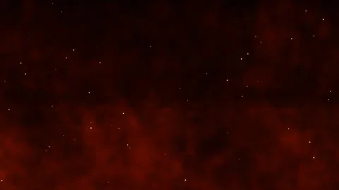 Dark Red Cosmic Nebula and Star Particle Loop Stock Footage 344590136
