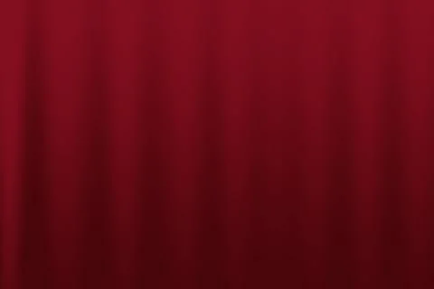 Dark red curtain with drapes Stock Illustration